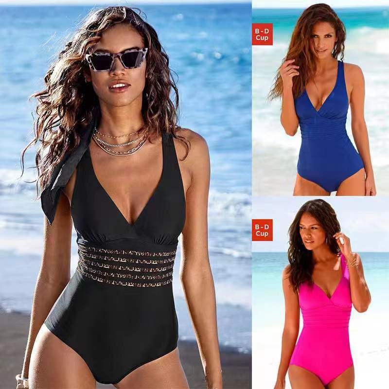 Woman Swimsuit Tankini Solid C - Swimsuit Bikini Ruched 리뷰 및 가격