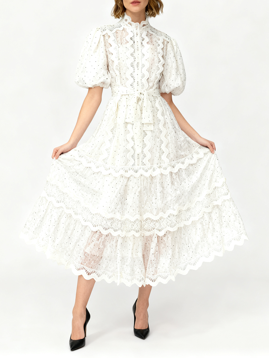 TWOTWINSTYLE Dot Print Sheer D - Linen Dress Wrap 리뷰 및 가격