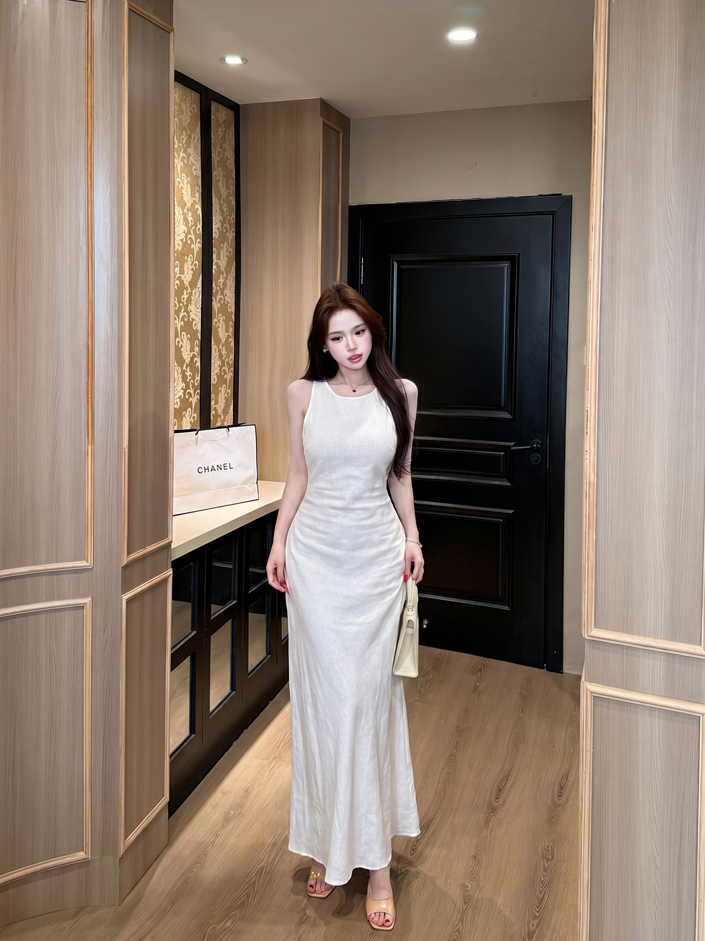 Summer Strawberries Linen Slee - Linen Dress Wrap 리뷰 및 가격