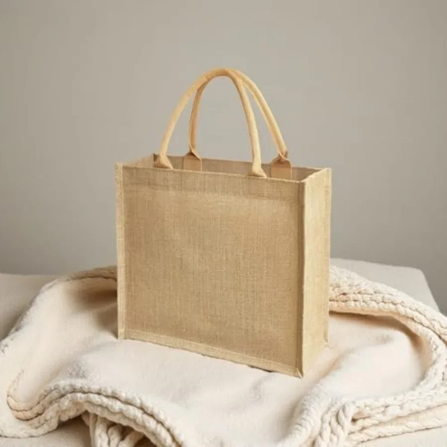 15 Pack Burlap Tote Bags 12x12 - Tote Bag Beach 리뷰 및 가격