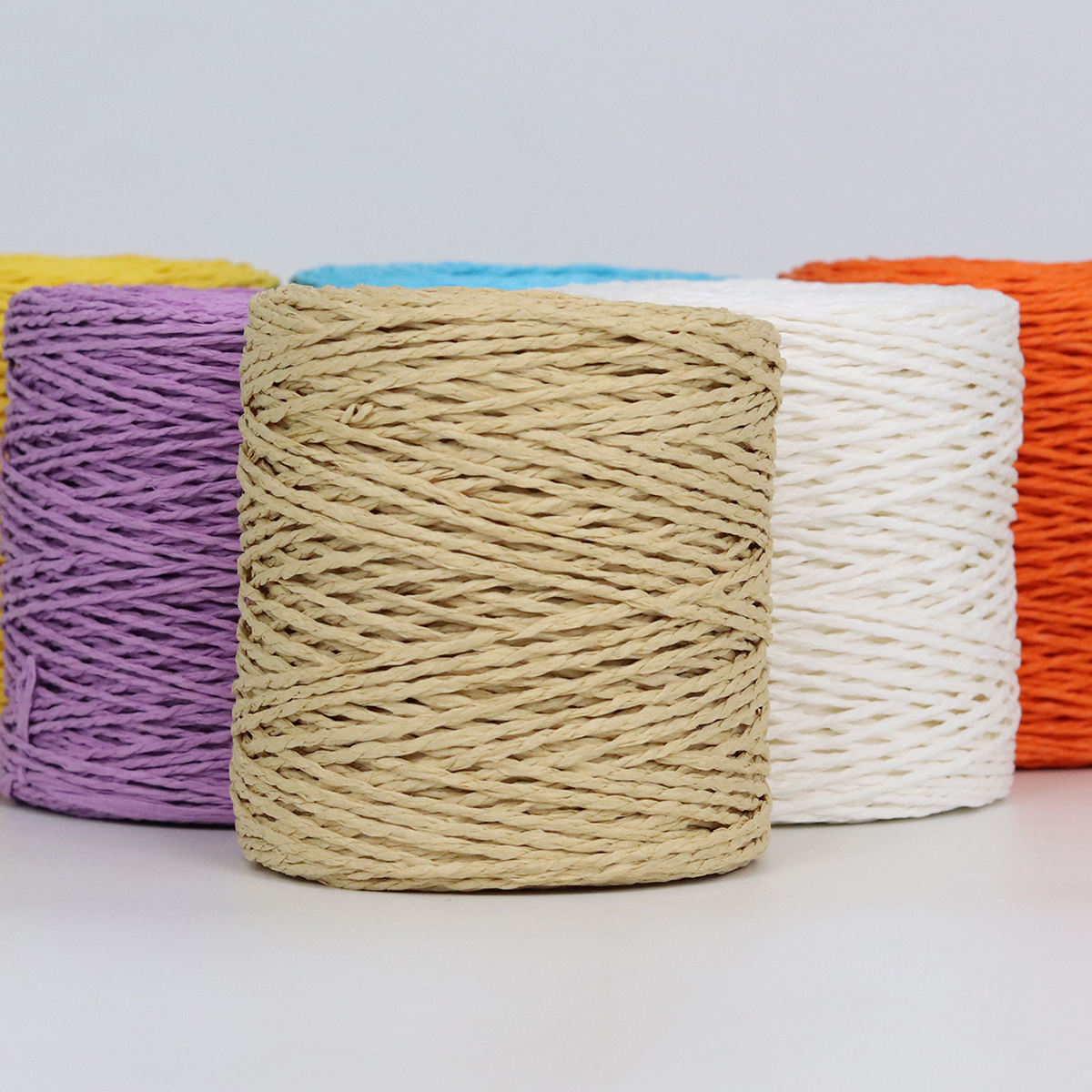 100g Raffia Straw Yarn Handmad - Crochet Bag Raffia 리뷰 및 가격