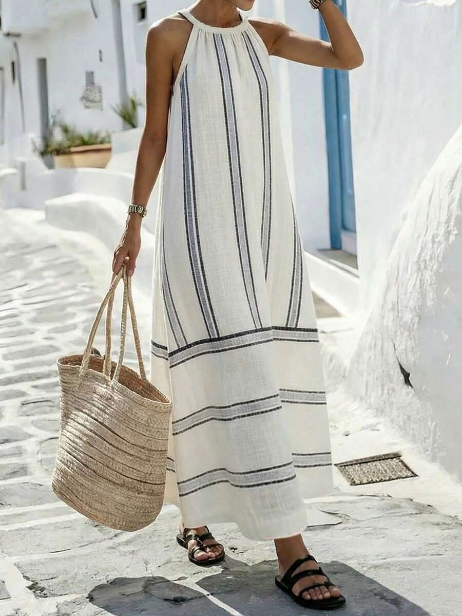 Women Sleeveless Halter Maxi D - Maxi Dress Halter 리뷰 및 가격
