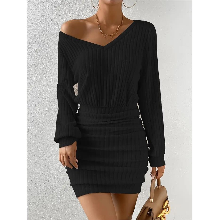 Women's Long Sleeve V-Neck Fle - Linen Dress Wrap 리뷰 및 가격
