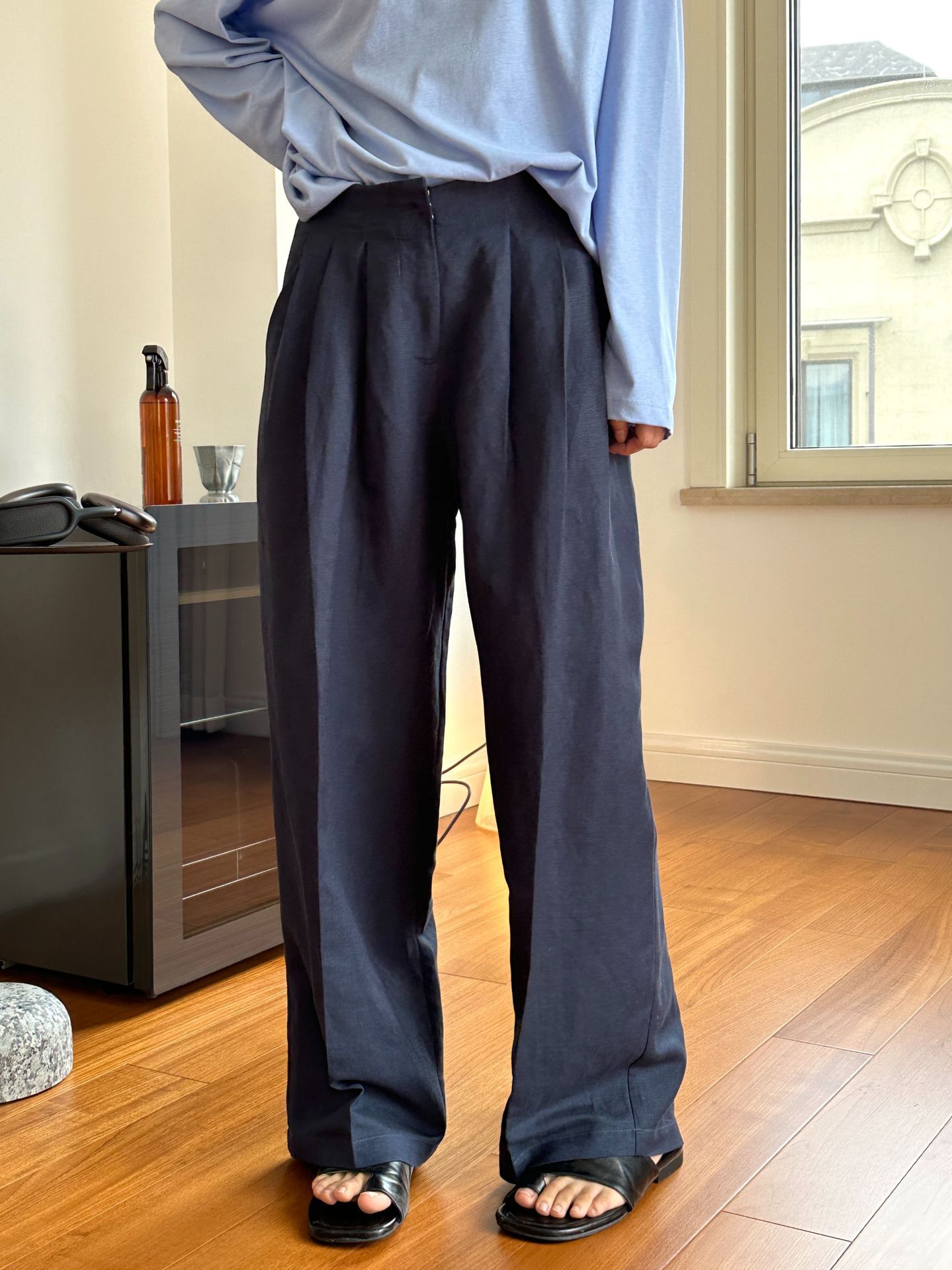 Casual Linen Wide Leg Pants Pl - Linen Pant Wide 리뷰 및 가격