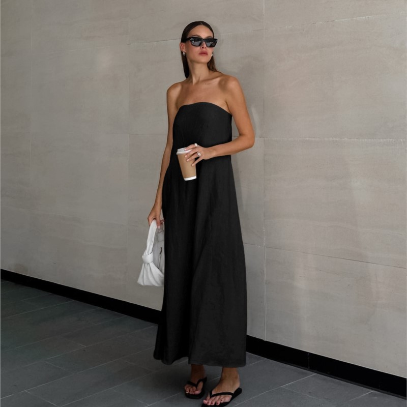 Fashion Elegant Simple Design  - Linen Dress Wrap 리뷰 및 가격