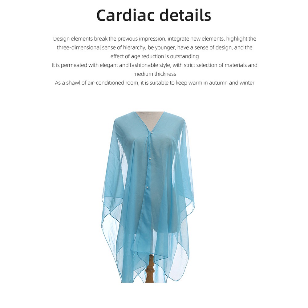 Fashion Solid color Shawl Scar - Cover Up Kaftan 리뷰 및 가격