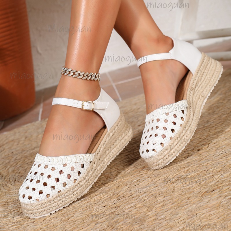 Boho Women's Hollow Out Woven  - Wedge Espadrille Women 리뷰 및 가격