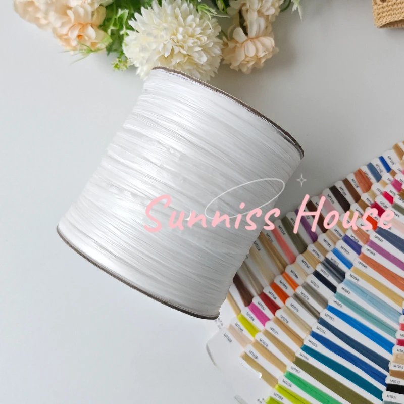 600M Matte Raffia Yarn，330g Ar - Crochet Bag Raffia 리뷰 및 가격