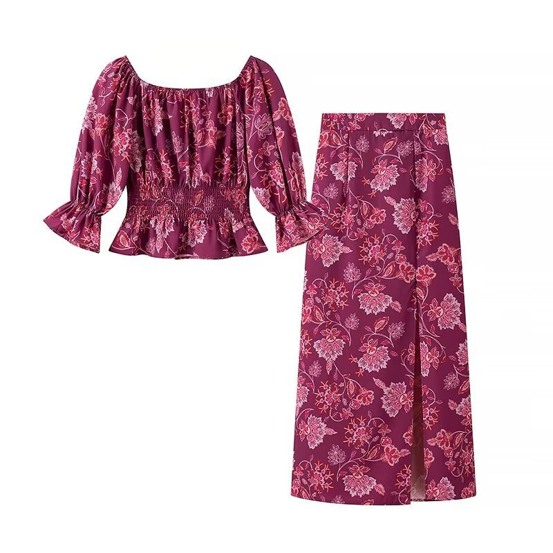 Women's Fashion Printed Off-Sh - Blouse Off Shoulder 리뷰 및 가격