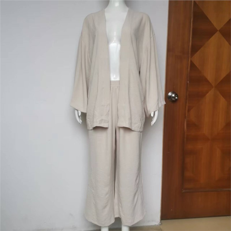 Women's Linen Trouser Suit Wit - Linen Pant Wide 리뷰 및 가격