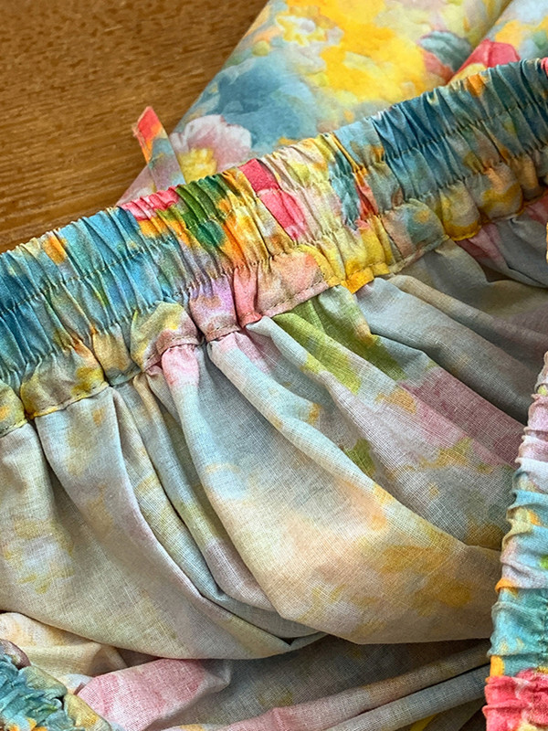 Retro Artistic Large Size A-Li - Midi Skirt Floral 리뷰 및 가격