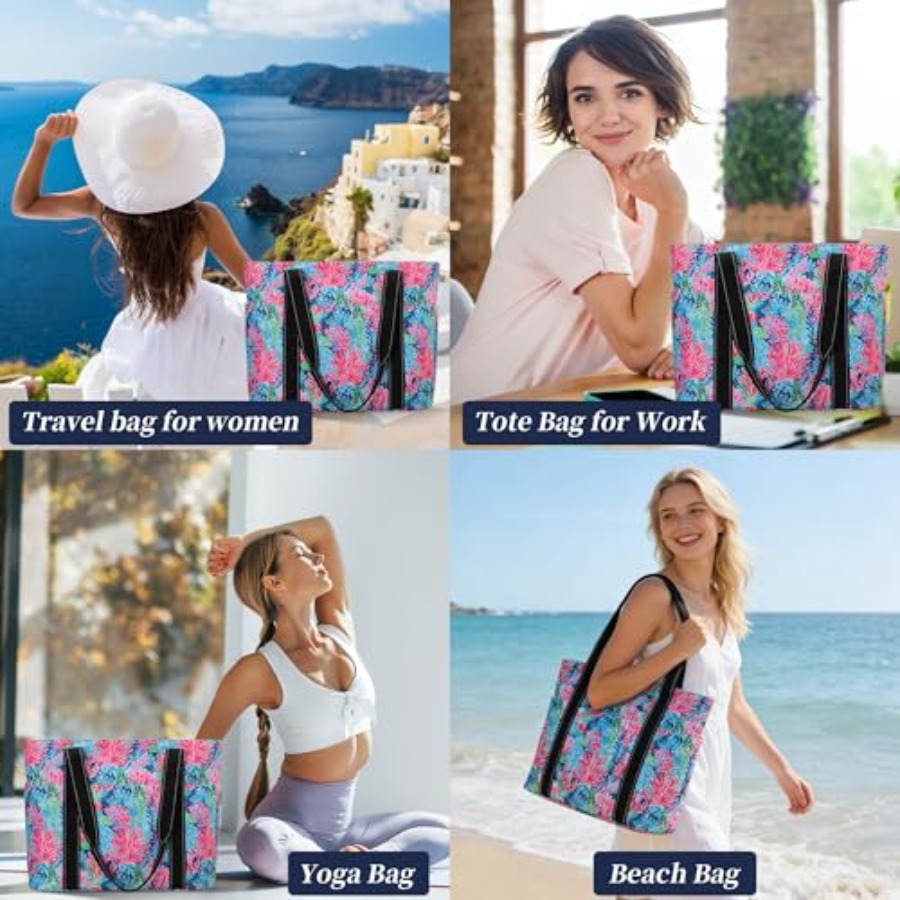 Tote Bag for Women with Laptop - Tote Bag Beach 리뷰 및 가격