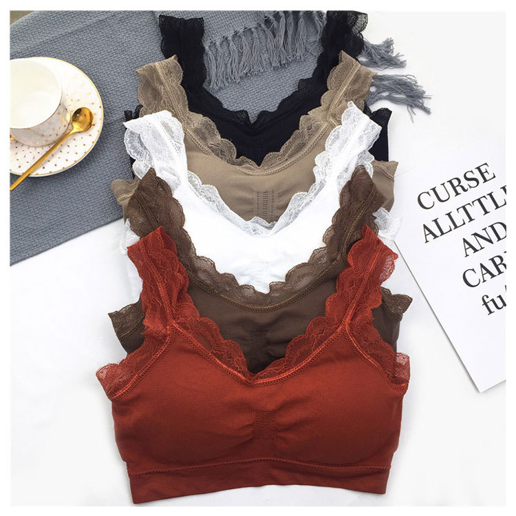 3D Sexy lace Lingerie Seamless - Bralette Triangle Set 리뷰 및 가격