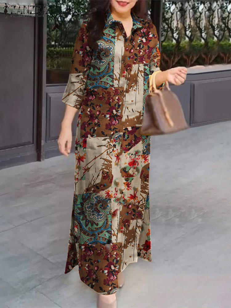 ZANZEA Women Auutmn Dresses Vi - Romper Floral Print 리뷰 및 가격