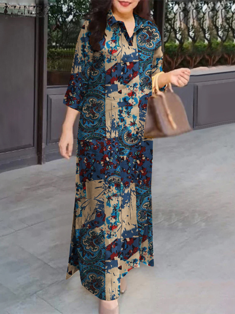 ZANZEA Women Auutmn Dresses Vi - Romper Floral Print 리뷰 및 가격