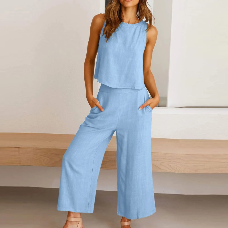 2025 New Summer Tops Cotton Li - Linen Pant Wide 리뷰 및 가격