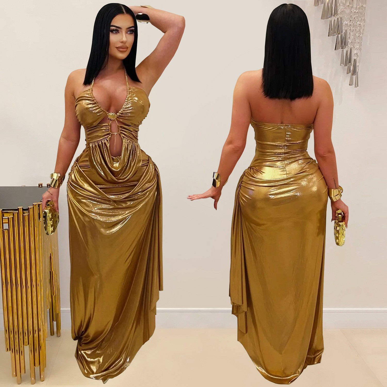 Prom Dress Evening Wedding Gue - Maxi Dress Halter 리뷰 및 가격