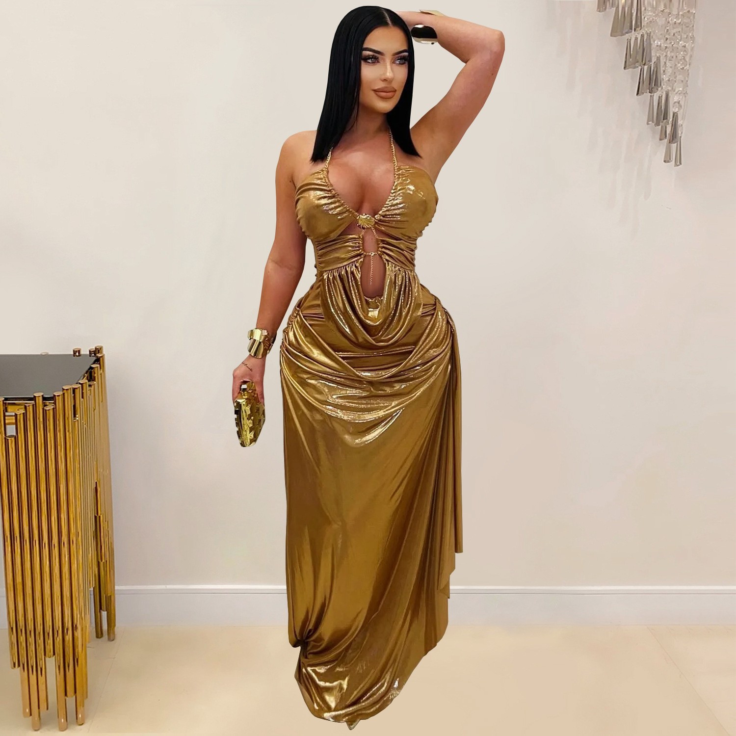 Prom Dress Evening Wedding Gue - Maxi Dress Halter 리뷰 및 가격