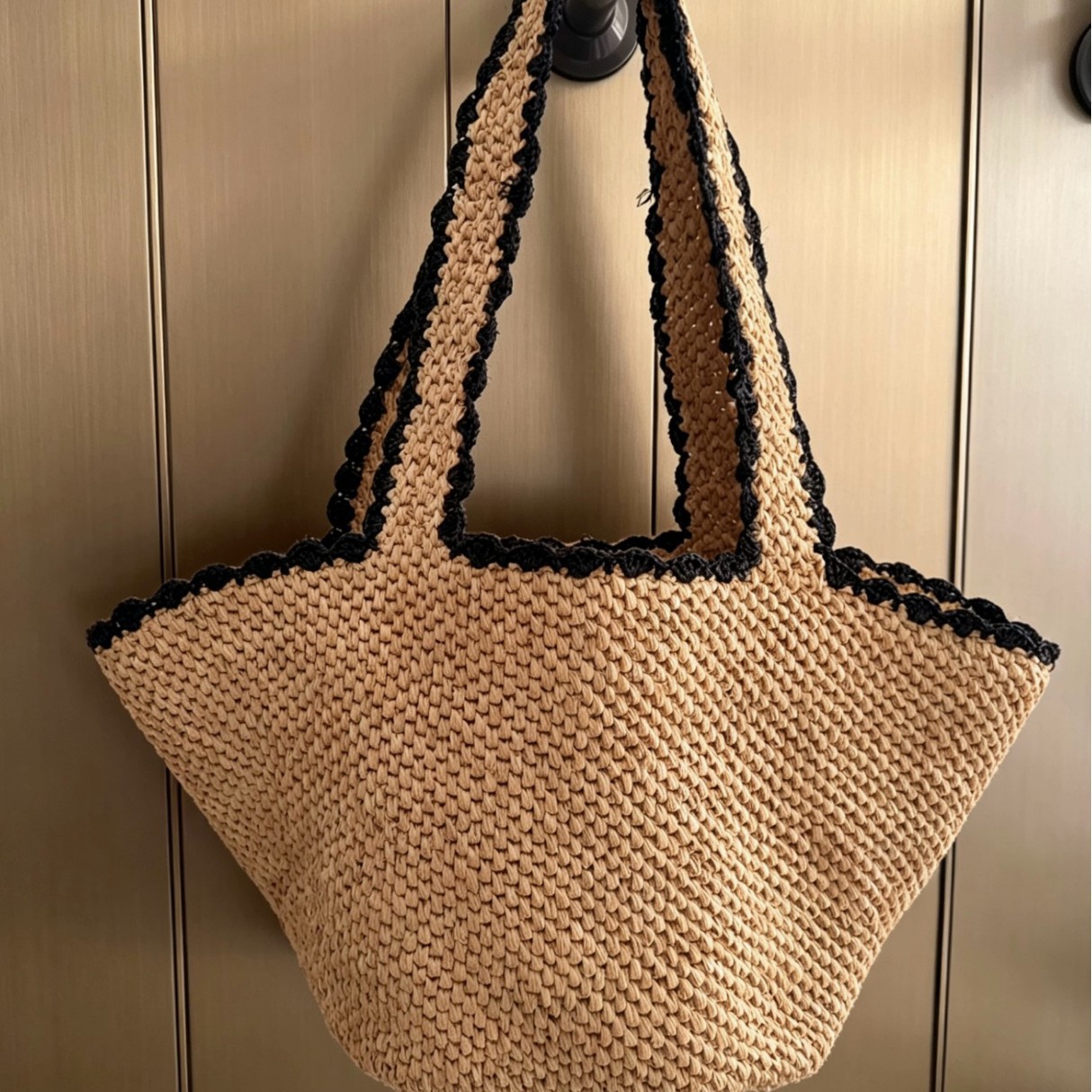 NEW raffia bow crochet handwov - Crochet Bag Raffia 리뷰 및 가격
