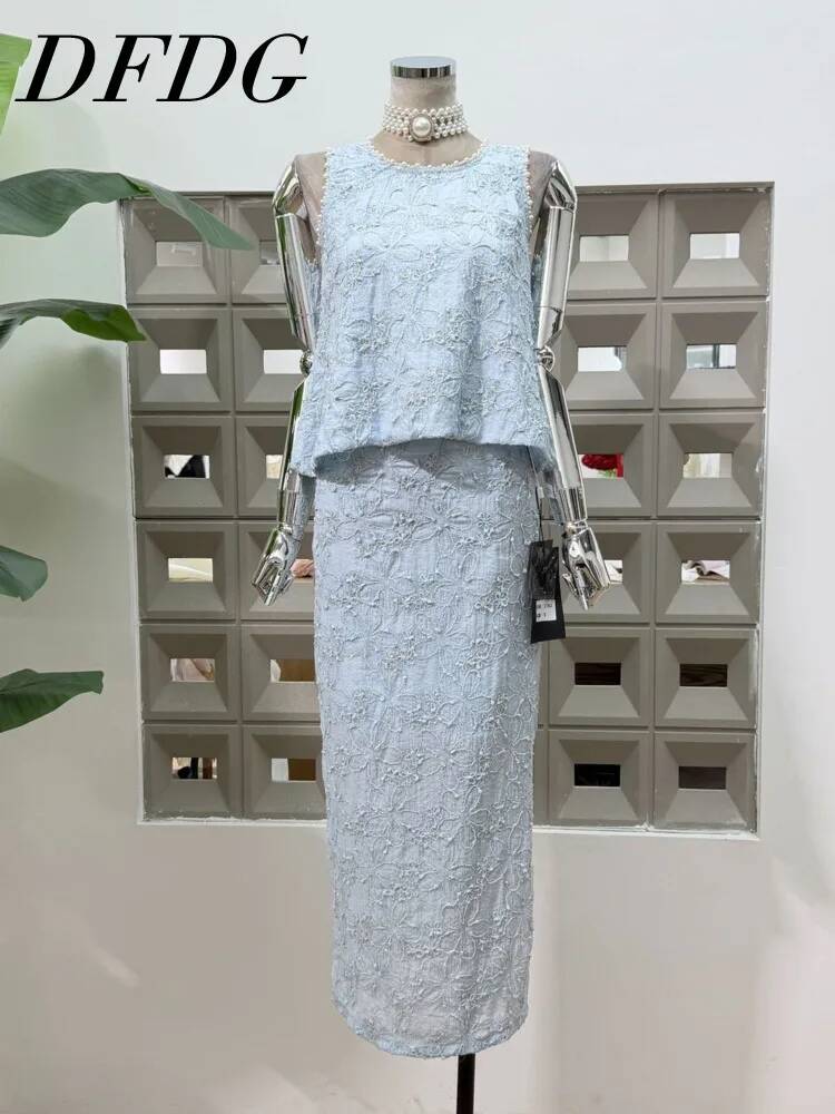 DFDG Women 2026 Spring Summer  - Midi Skirt Floral 리뷰 및 가격