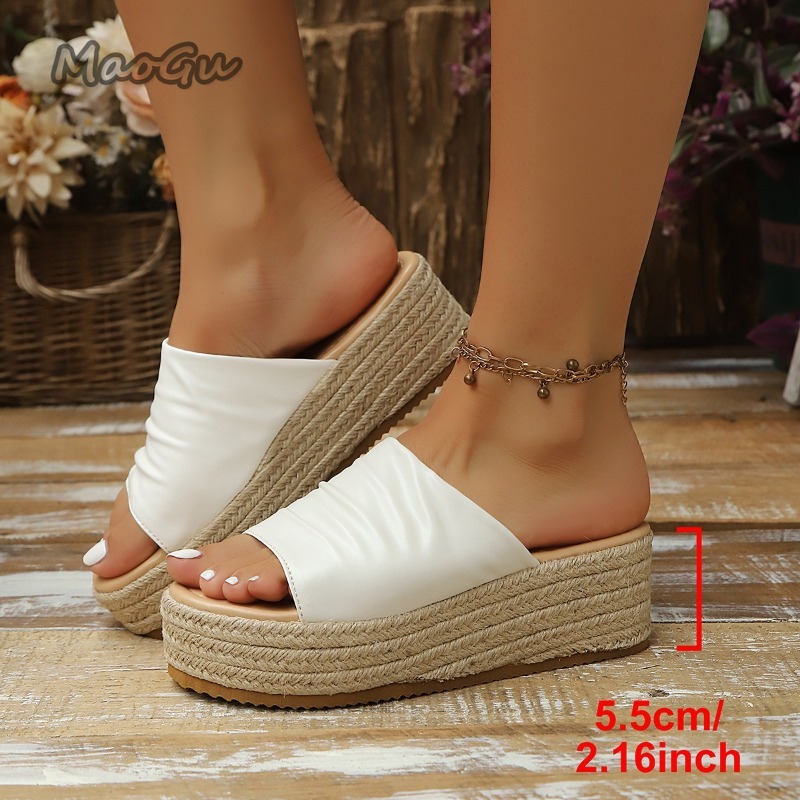 Women's Ruched Espadrille Wedg - Wedge Espadrille Women 리뷰 및 가격