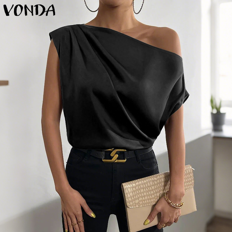 Plus Size 5XL VONDA Women Blou - Blouse Off Shoulder 리뷰 및 가격