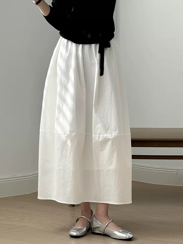 High Waist A-Line Midi Skirt L - Midi Skirt Floral 리뷰 및 가격