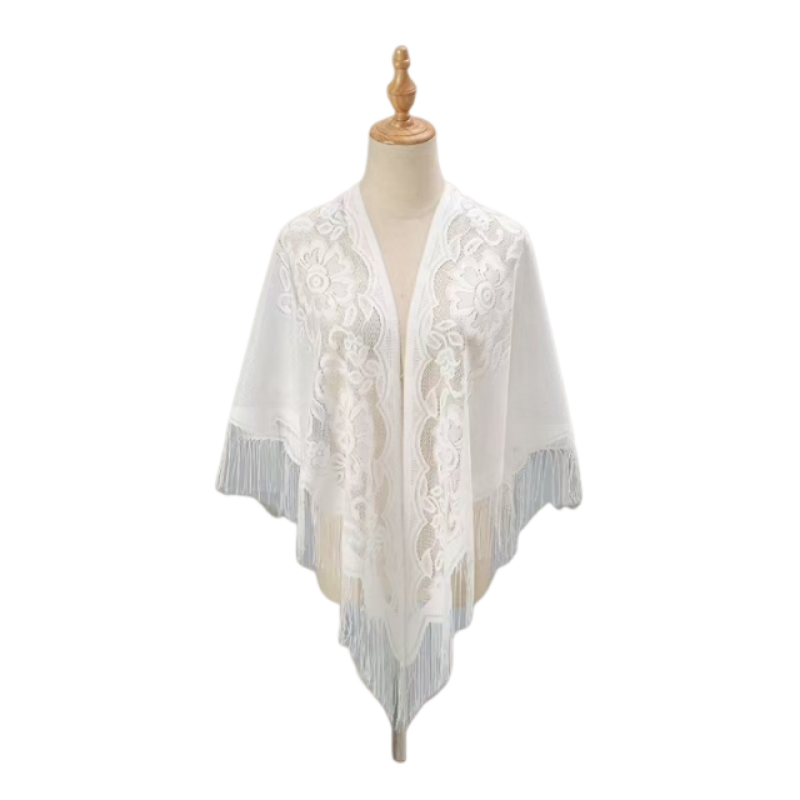 Floral Lace Shawl Wrap Women E - Kimono Sheer Floral 리뷰 및 가격