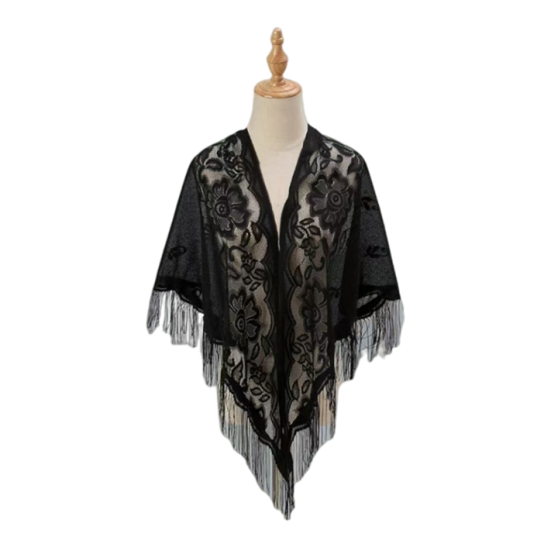 Floral Lace Shawl Wrap Women E - Kimono Sheer Floral 리뷰 및 가격