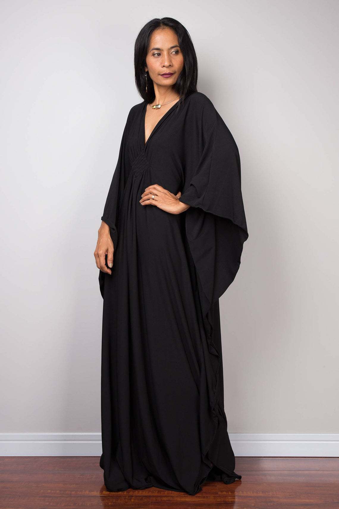 Women Solid Color Cover Up V N - Cover Up Kaftan 리뷰 및 가격