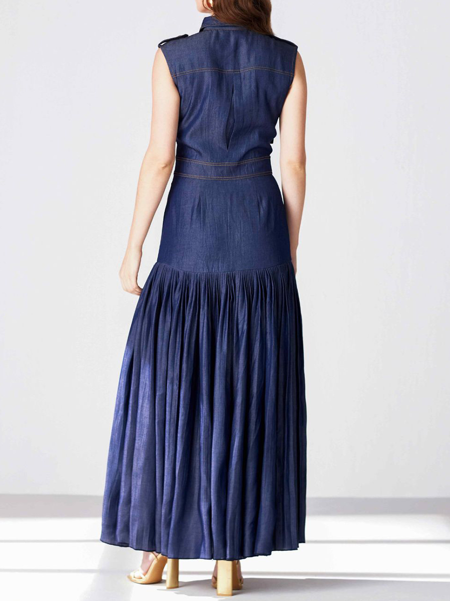 TWOTWINSTYLE Patchwork Pockets - Linen Dress Wrap 리뷰 및 가격