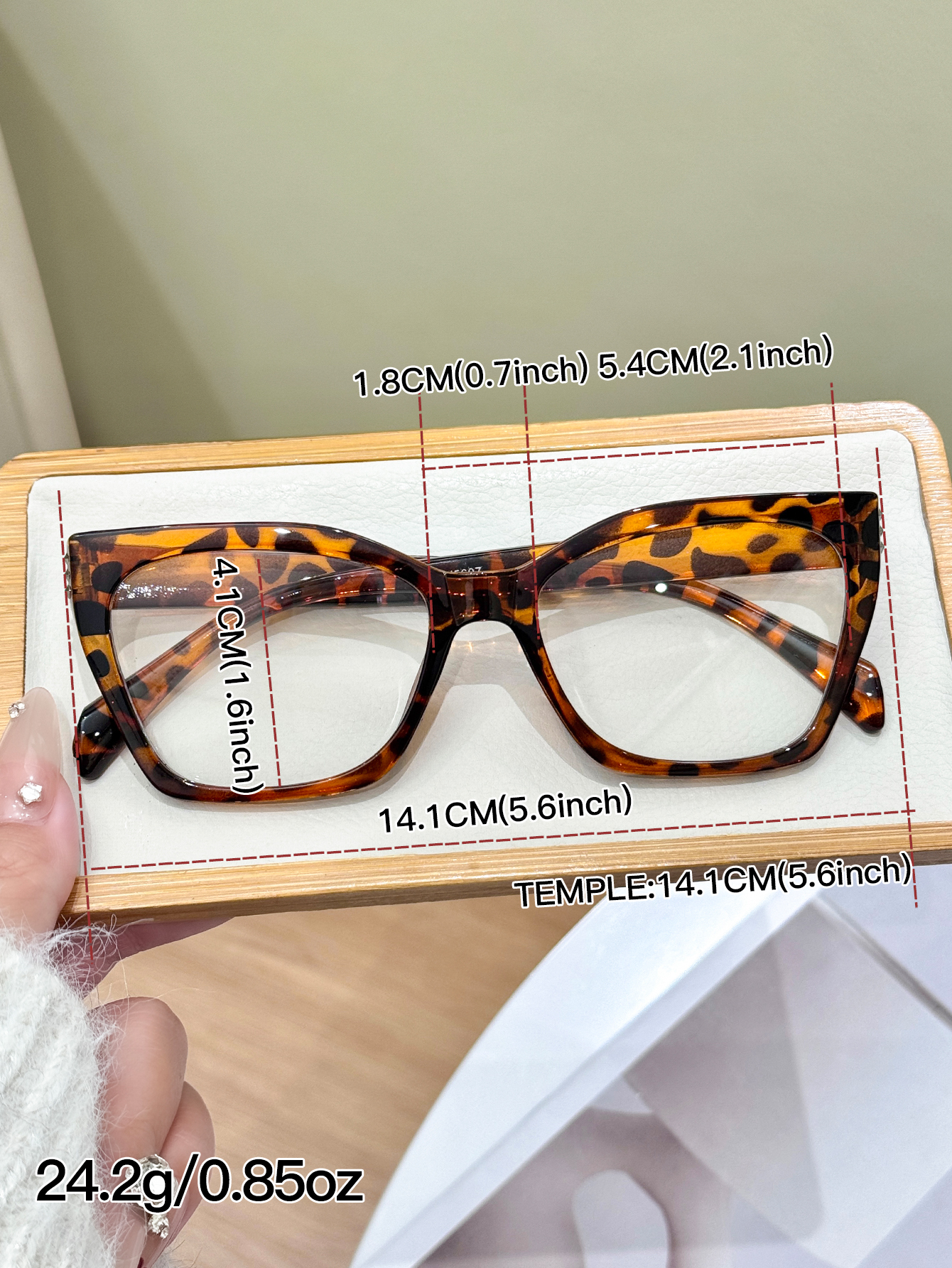 1Pc High-End Leopard Print Cat - Sunglasses Cat Eye 리뷰 및 가격