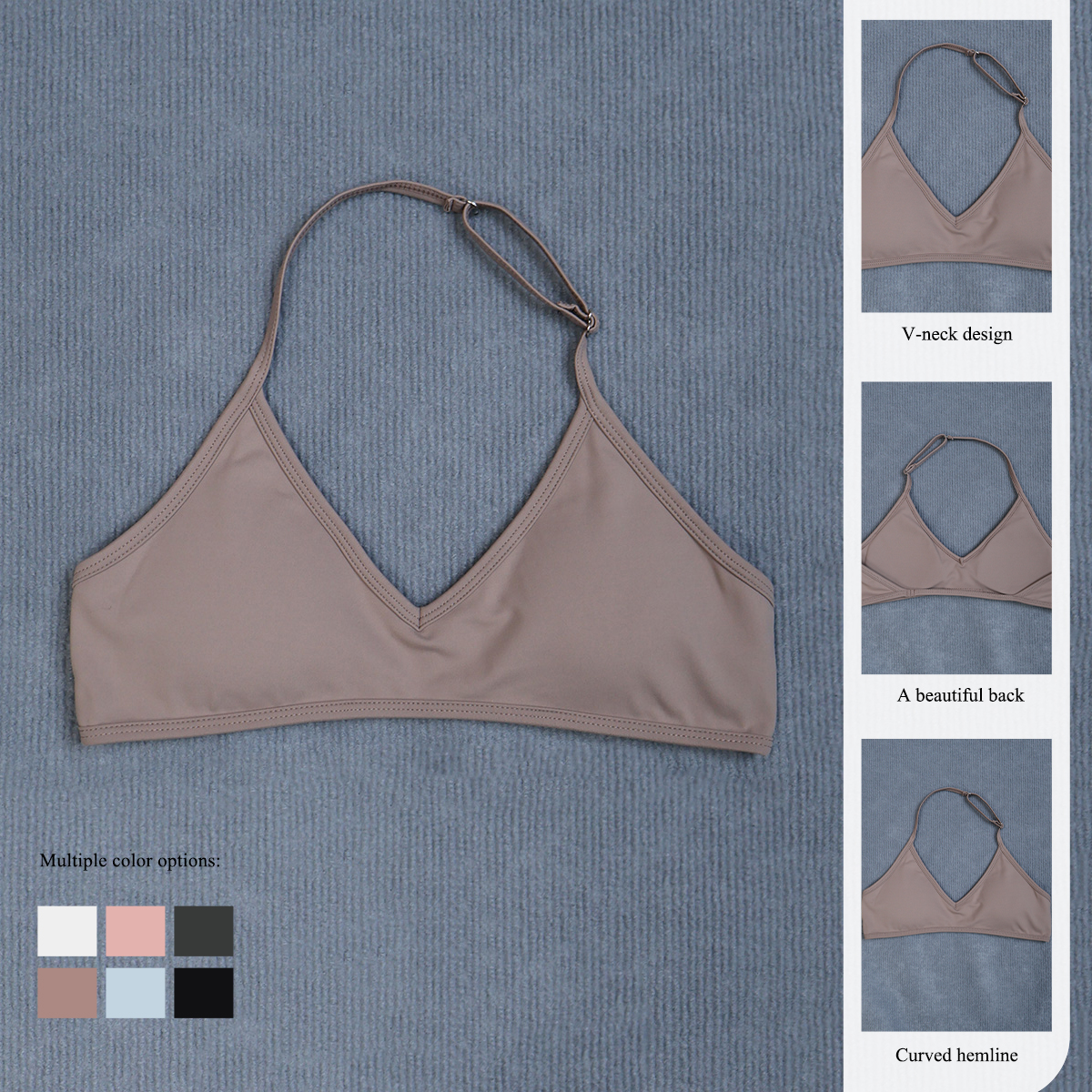 Women's Summer Halter Neck Pad - Crop Top Crochet 리뷰 및 가격
