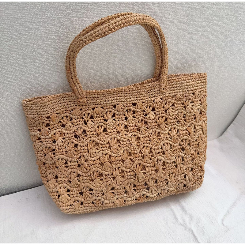 French Style Raffia Tote – Han - Crochet Bag Raffia 리뷰 및 가격