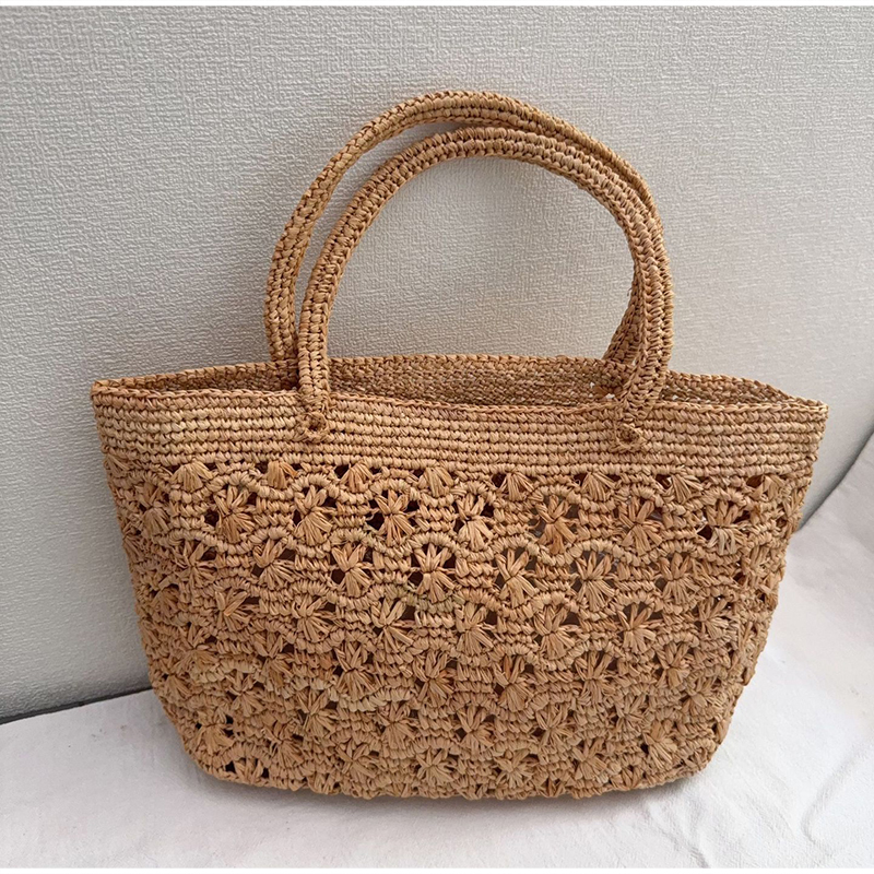 French Style Raffia Tote – Han - Crochet Bag Raffia 리뷰 및 가격
