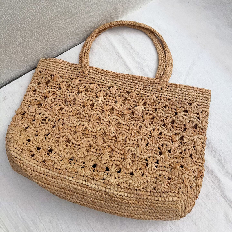 French Style Raffia Tote – Han - Crochet Bag Raffia 리뷰 및 가격