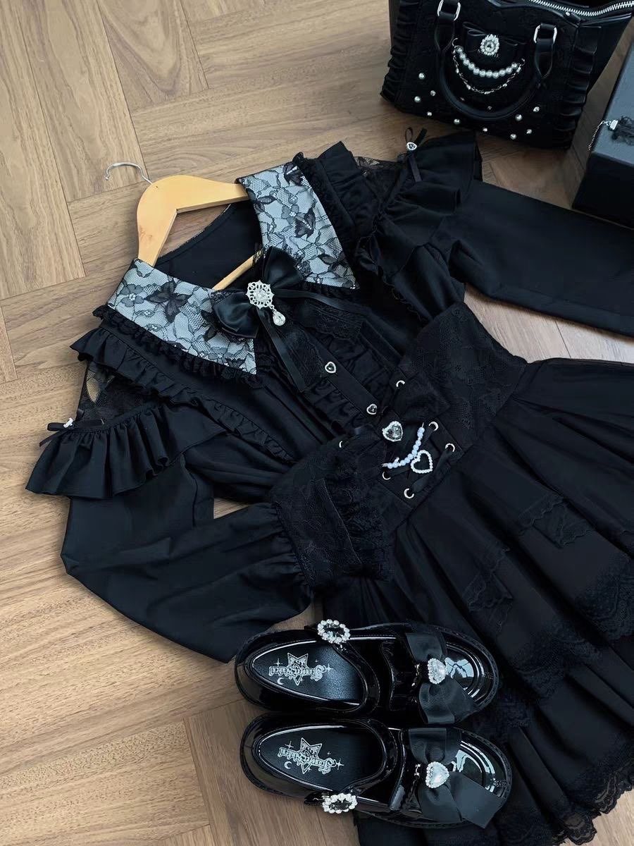 Harajuku Kawaii Skirt Sets Wom - Blouse Off Shoulder 리뷰 및 가격