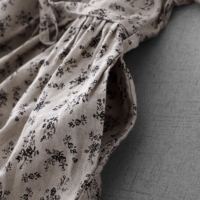 Summer Floral Cotton Linen Dr  - Midi Skirt Floral 리뷰 및 가격
