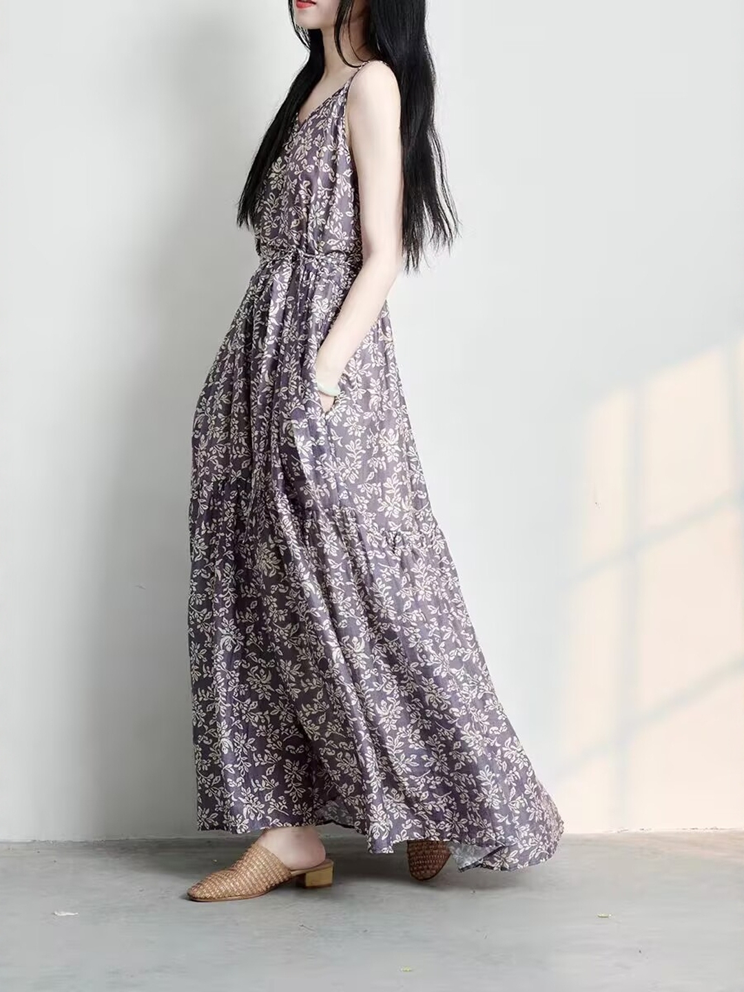 Elegant Japanese Style plus Si - Linen Dress Wrap 리뷰 및 가격