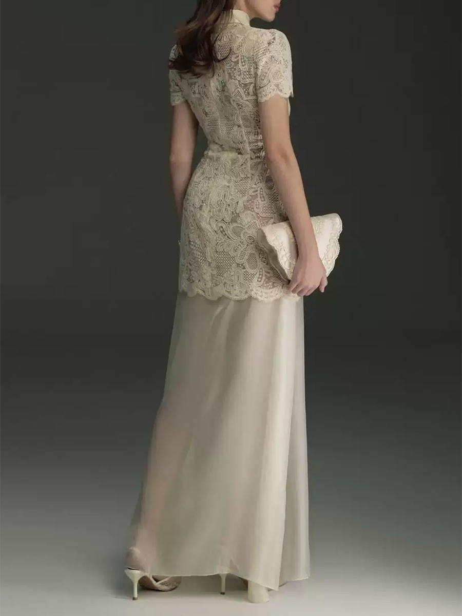 TWOTWINSTYLE Patchwork Lace Dr - Linen Dress Wrap 리뷰 및 가격