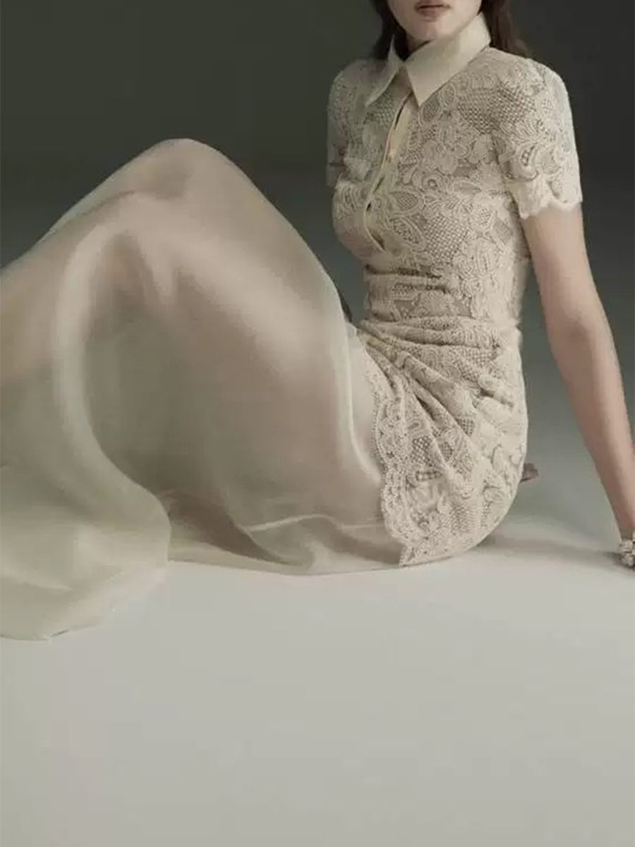 TWOTWINSTYLE Patchwork Lace Dr - Linen Dress Wrap 리뷰 및 가격