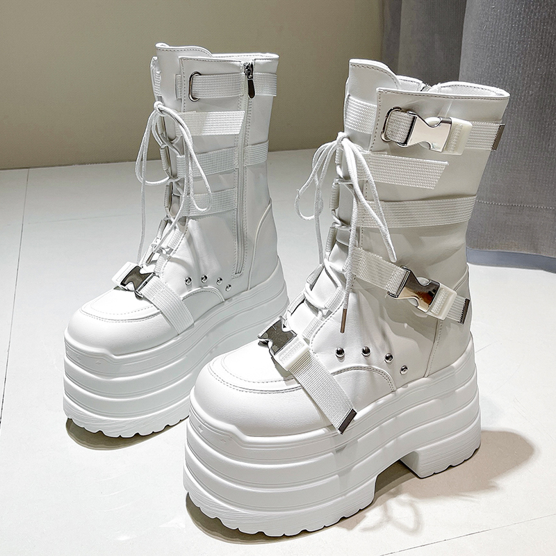 13.5CM,17CM Women Punk Boots A - Wedge Espadrille Women 리뷰 및 가격