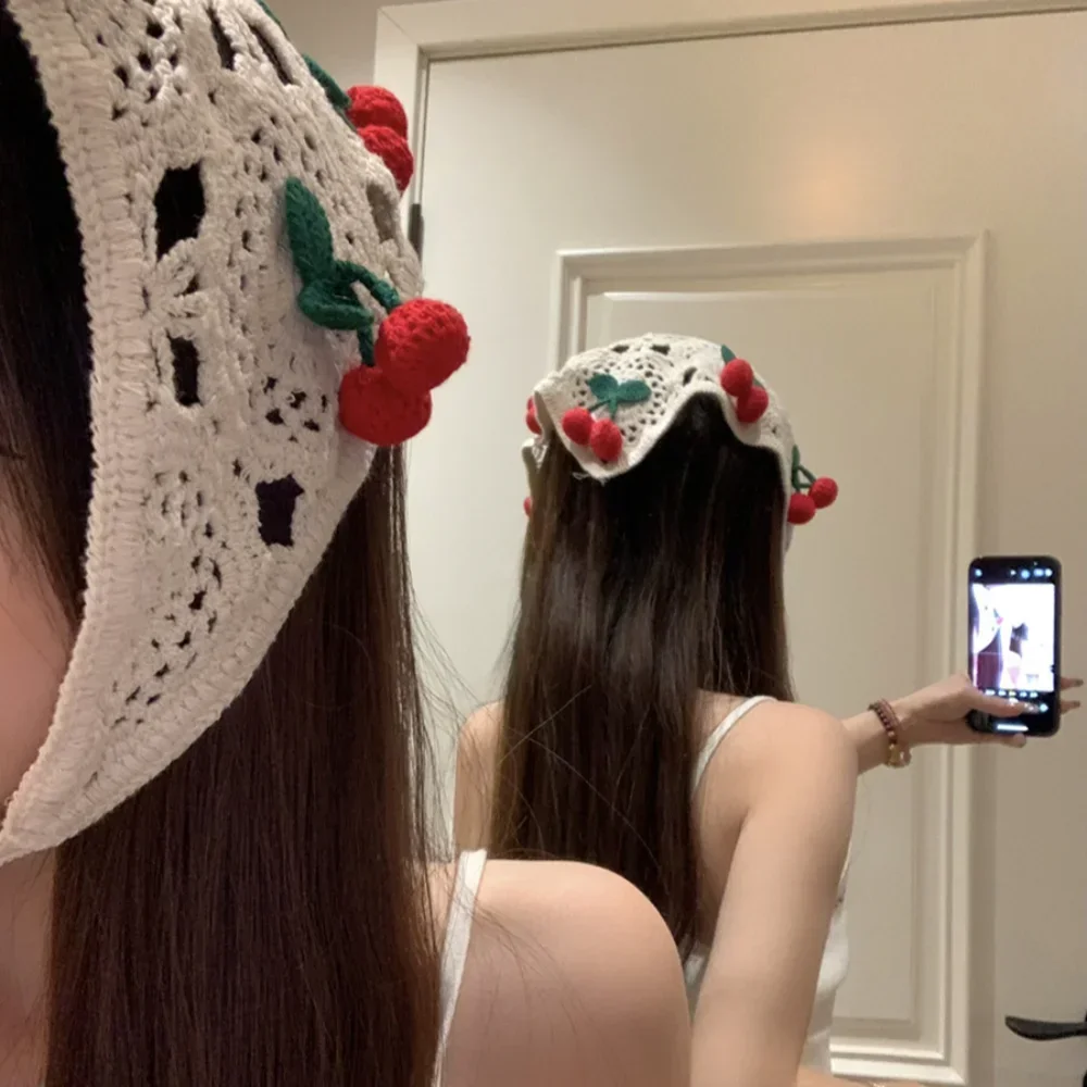 Sweet French Pastoral Style Tr - Headband Summer Knit 리뷰 및 가격
