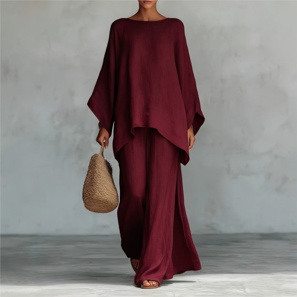 Fashion Linen Loose Long-sleev - Linen Pant Wide 리뷰 및 가격