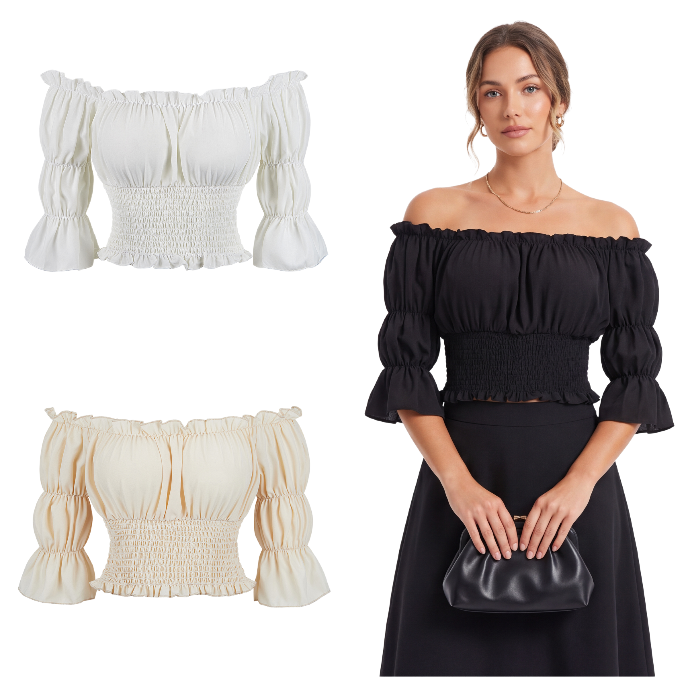 Renaissance Blouse Women Top w - Blouse Off Shoulder 리뷰 및 가격