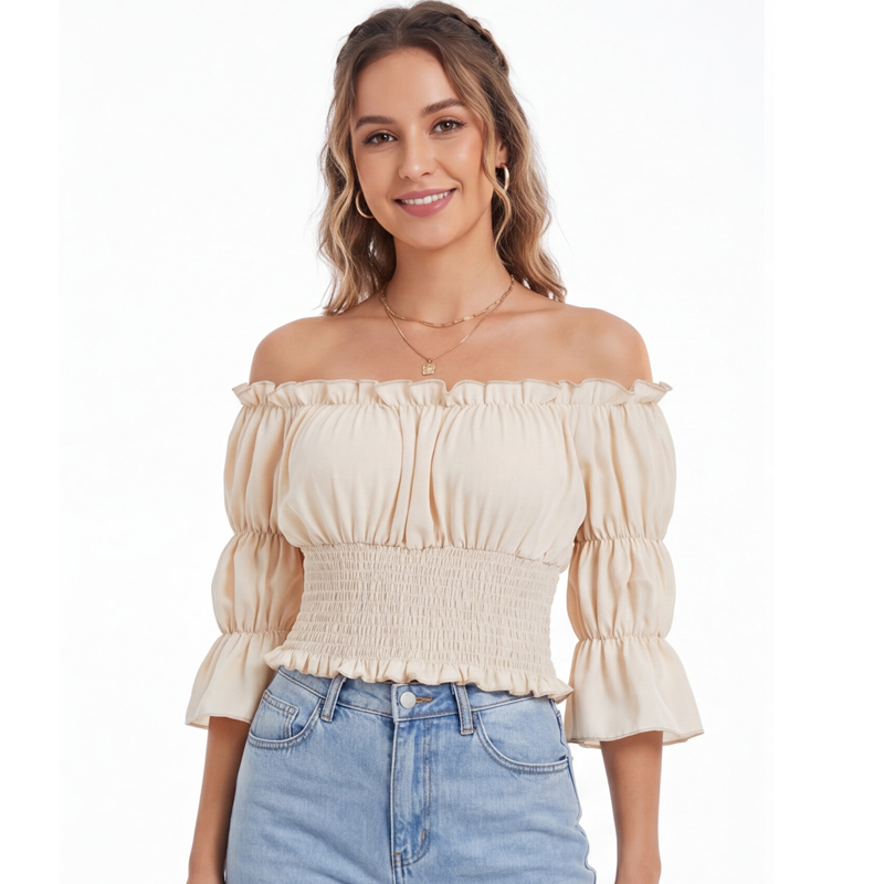 Renaissance Blouse Women Top w - Blouse Off Shoulder 리뷰 및 가격