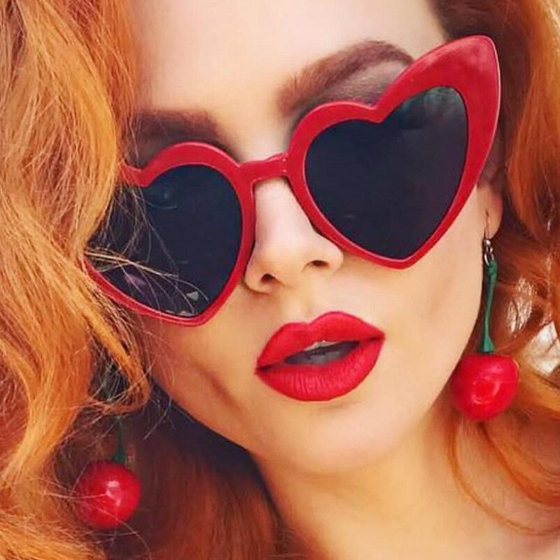 Love Heart Cat Eye Sunglasses  - Sunglasses Cat Eye 리뷰 및 가격