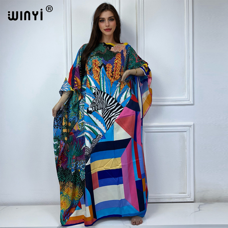 WINYI new high quality Print k - Cover Up Kaftan 리뷰 및 가격