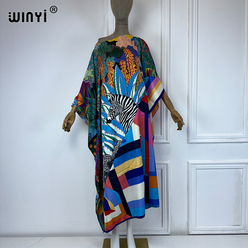 WINYI new high quality Print k - Cover Up Kaftan 리뷰 및 가격