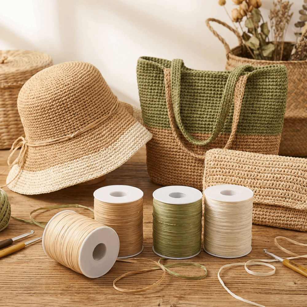 Premium Quality 120M Per Roll  - Crochet Bag Raffia 리뷰 및 가격